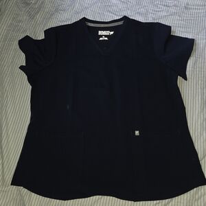 Fabletics Navy Scrub Top